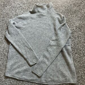 Joan Vass Light Gray Sweater